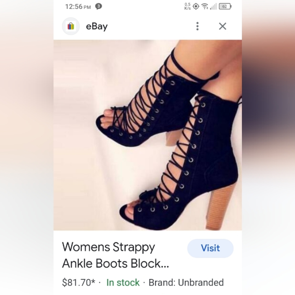 jubilee Size 8 lace up black bootie